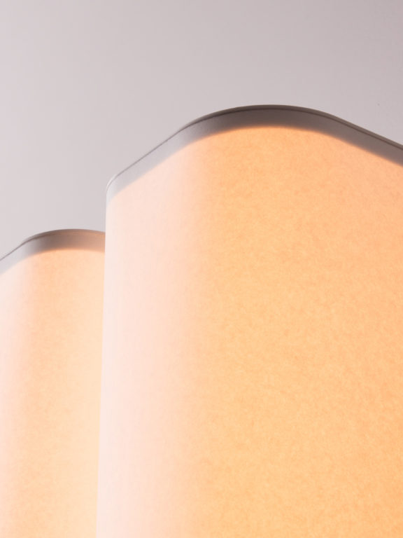 Zoom sur le papier diffuseur utilisé pour la collection Brasilia imaginée par Michel Boyer