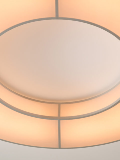 Focus on the Line C ceiling lamp designed by Gounot & Jähnke for Ozone