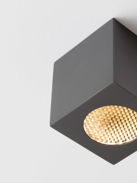 Marienbad S black ceiling light by Gounot & Jähnke for Ozone