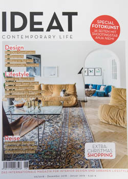Cover of the IDEAT GERMANY magazine, January 2018 edition