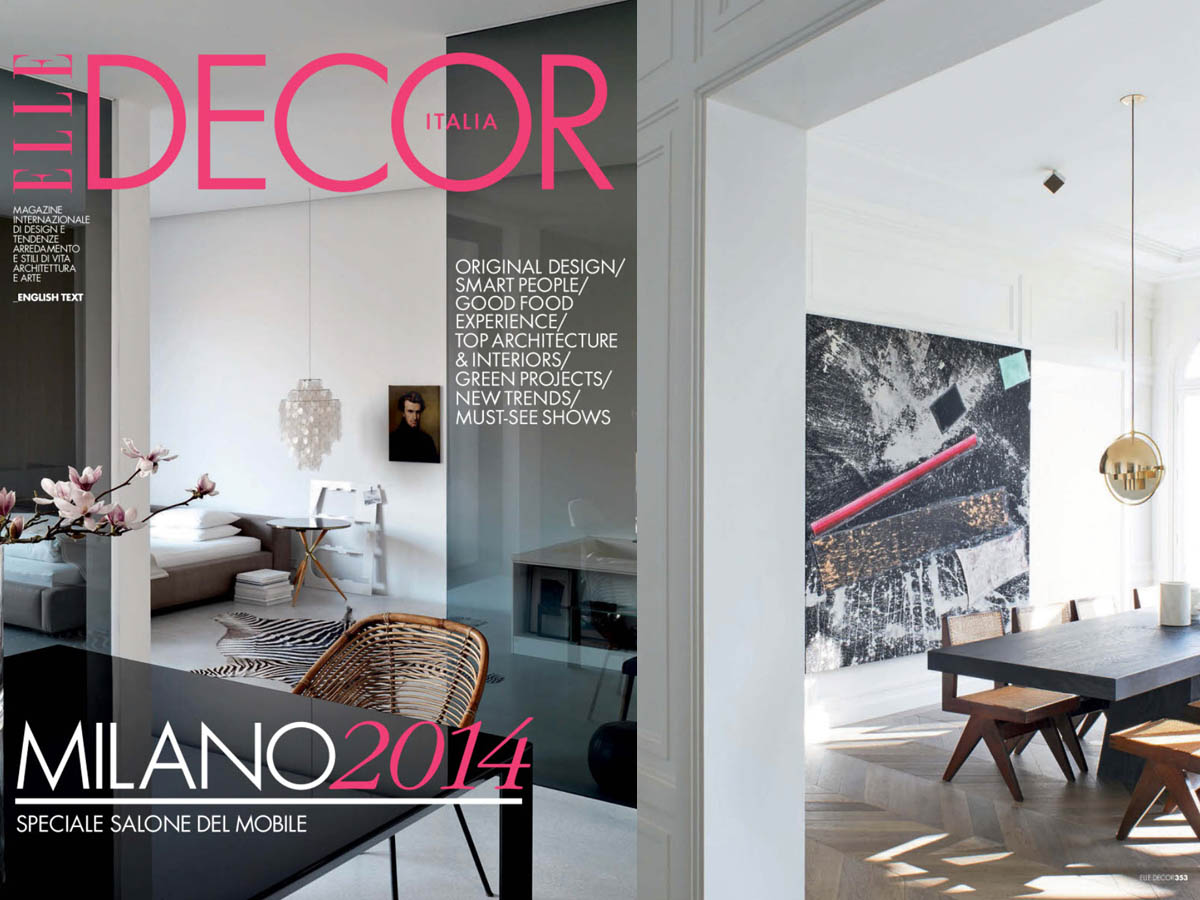 The Diamant spot by Joseph Dirand ont the ELLE DECORATION magazine 2014
