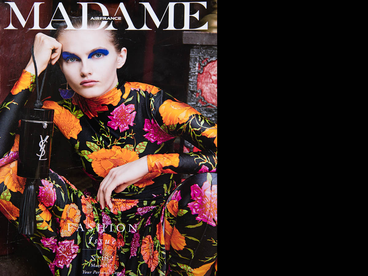 Cover of the MADAME AIRFRANCE magazine, 2017 edition