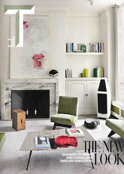 Joseph Dirand's appartement on the cover of the NEW YORK TIMES STYLE magazine 2014