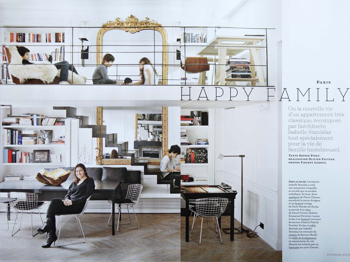 Marienbad floor lamp on the AD magazine, November 2011 issue