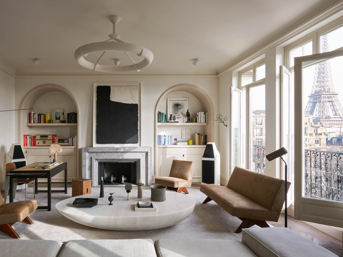 Joseph Dirand's appartement on Architectual Digest magazine 2020