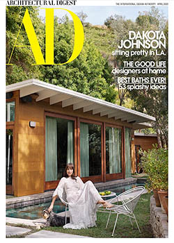 Cover of Architectural Digest magazine, April 2020 issue