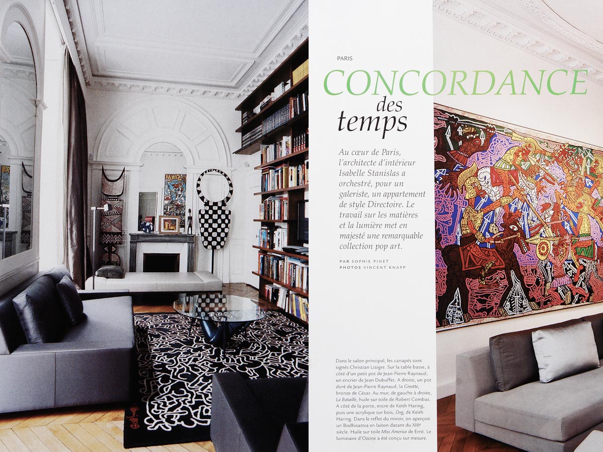 Marienbad floor lamp by Gounot & Jähnke on AD magazine, November 2007 issue