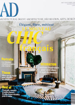 Cover of the ARCHITECTURAL DIGEST magazine, August/September 2016 edition
