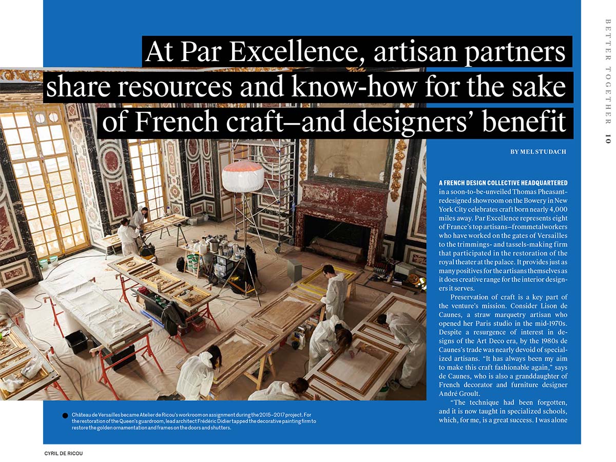 Article on Par Excellence in AD PRO magazine 2020