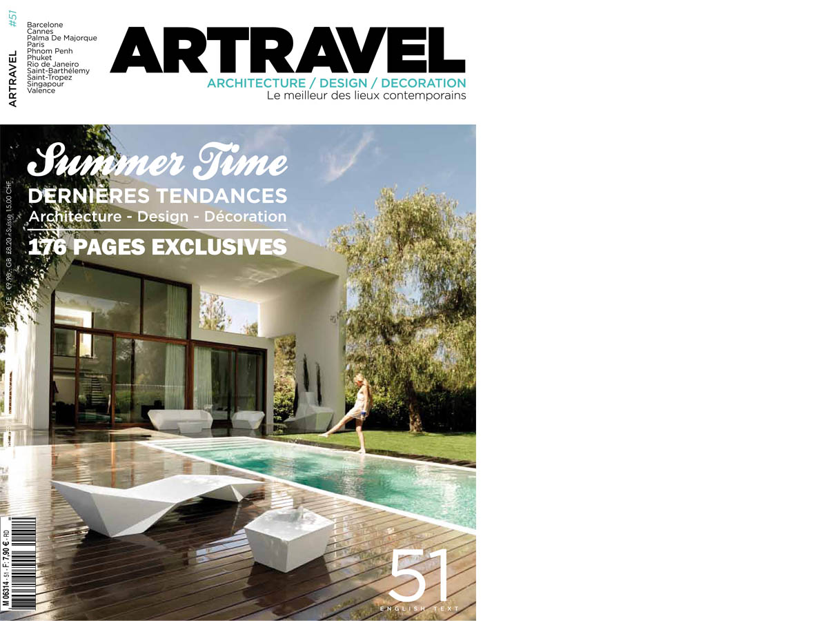 Cover of the ARTRAVEL magazine 2013