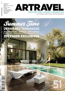 Cover of the ARTRAVEL magazine 2013
