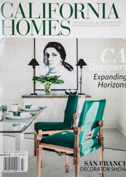 Cover of the CALIFORNIA HOMES magazine, August 2019 edition