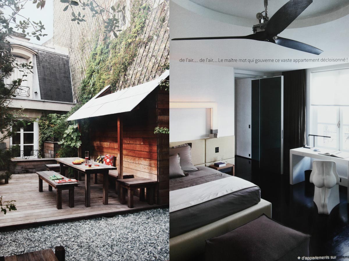 Untitled S table lamp by Gounot & Jähnke on the Côté Paris, April / May 2012 issue