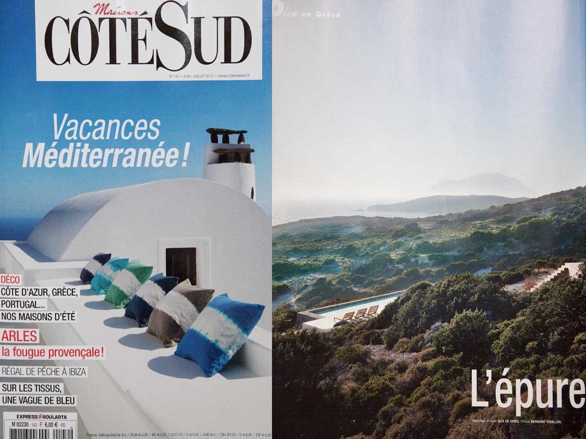 Cover of the Côté Sud magazine, June / July 2013 issue