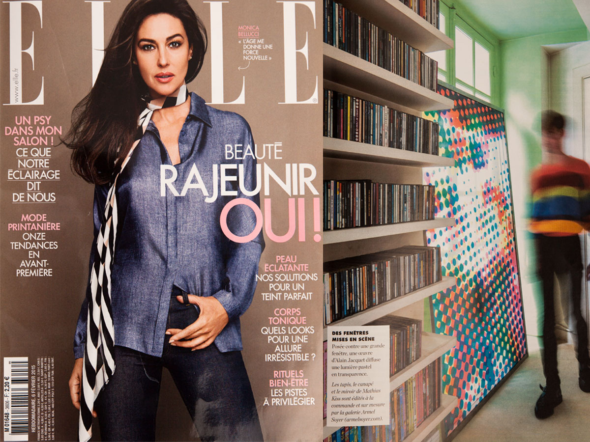 Cover of the ELLE 2015 magazine, February 2015 edition