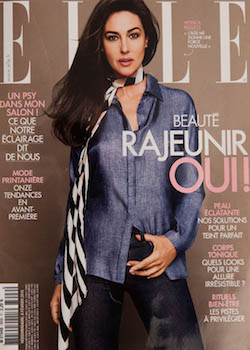 Cover of the ELLE 2015 magazine, February 2015 edition