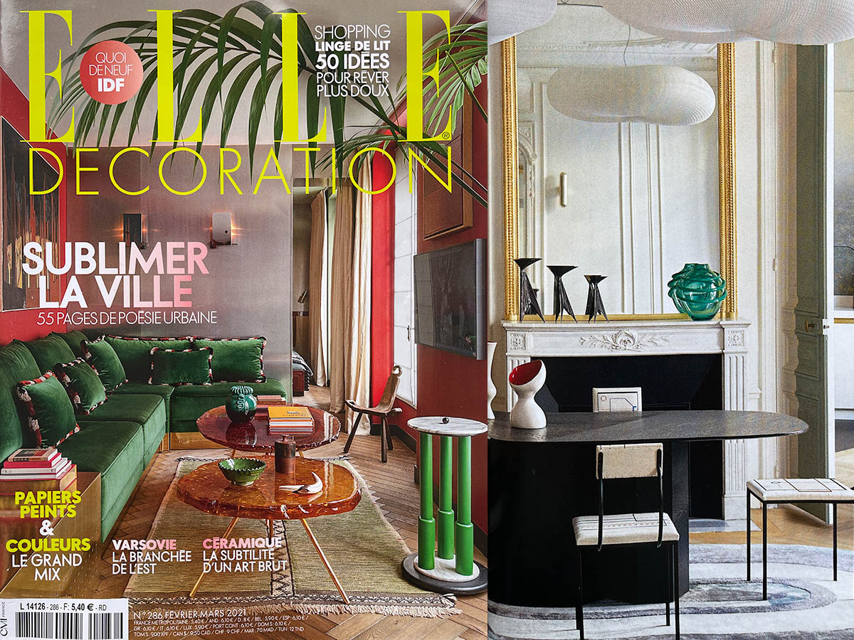 Cover of ELLE Decoration magazine, 2021 issue