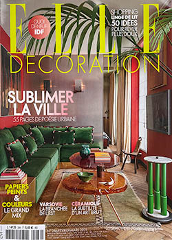 Cover of ELLE Decoration magazine, 2021 issue