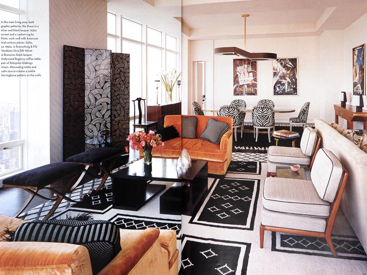 By Ozone light fixture featured in House & Garden magazine, 2007