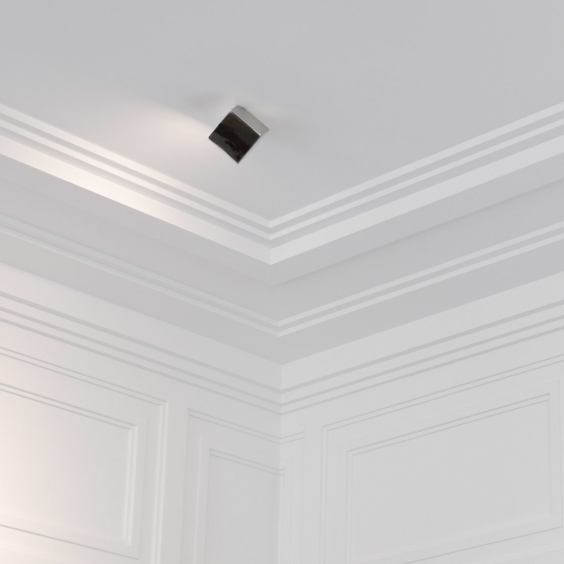 Spot Diamant von Joseph Dirand für Ozone mit einer Oberfläche aus poliertem Nickel