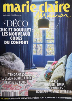 Cover of the MARIE CLAIRE MAISON magazine, November 2019 edition
