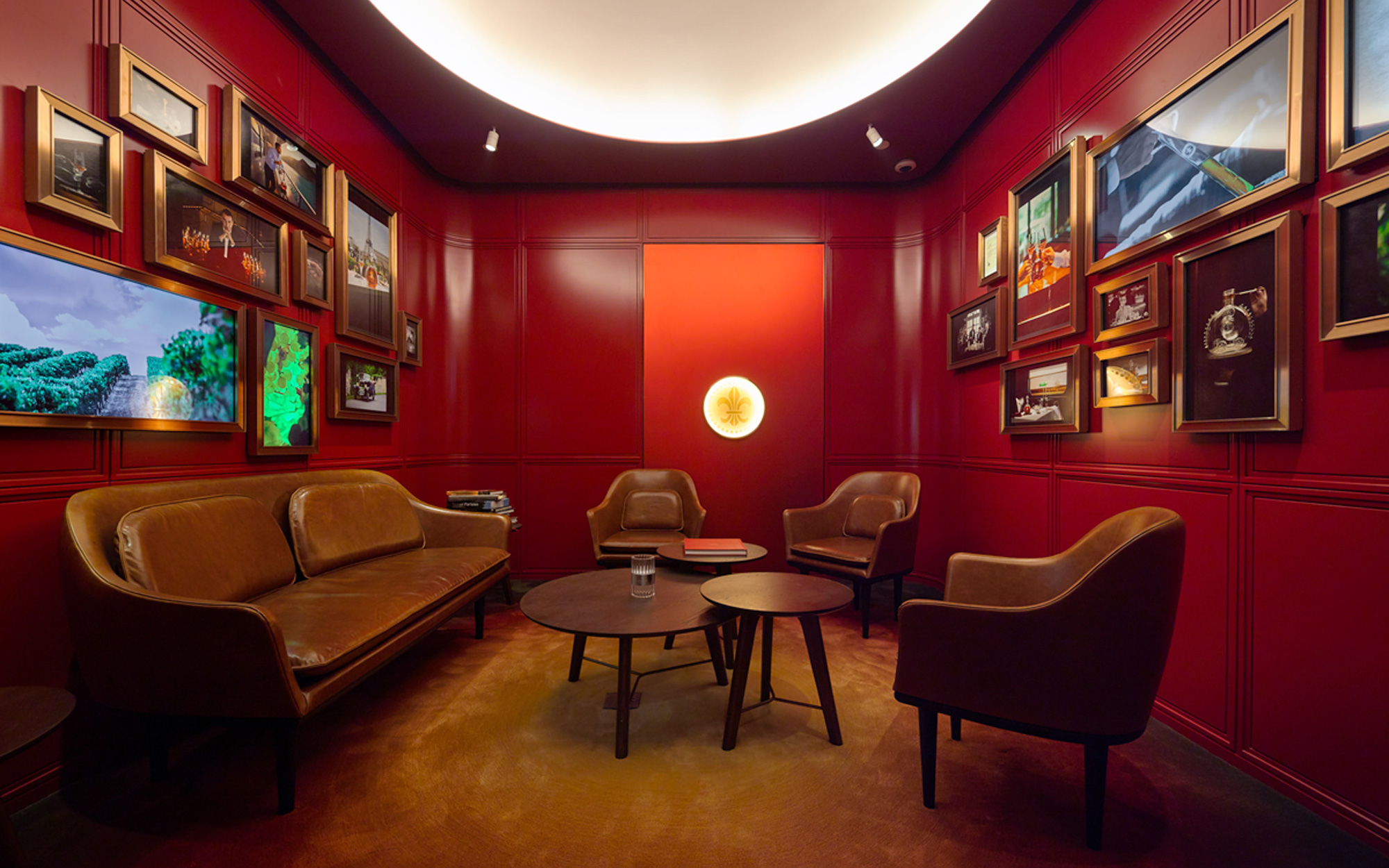 Lamps designed for our retail project Louis XIII, for Ozone.