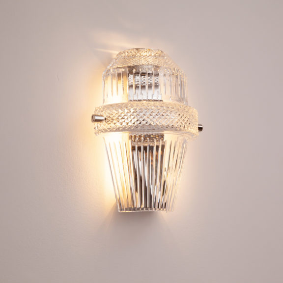 Sconce Matrice designed by Saint Louis in our partnership project, for Ozone