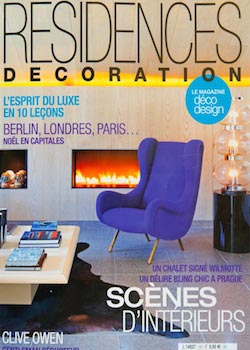 Cover of the Residences Decoration magazine 2014