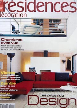 COver of Résidences Décoration magazine 2002