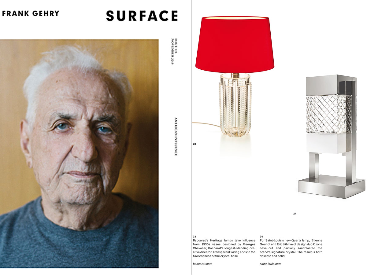 Table lamp of the Quartz collection by Saint-Louis SURFACE 2016