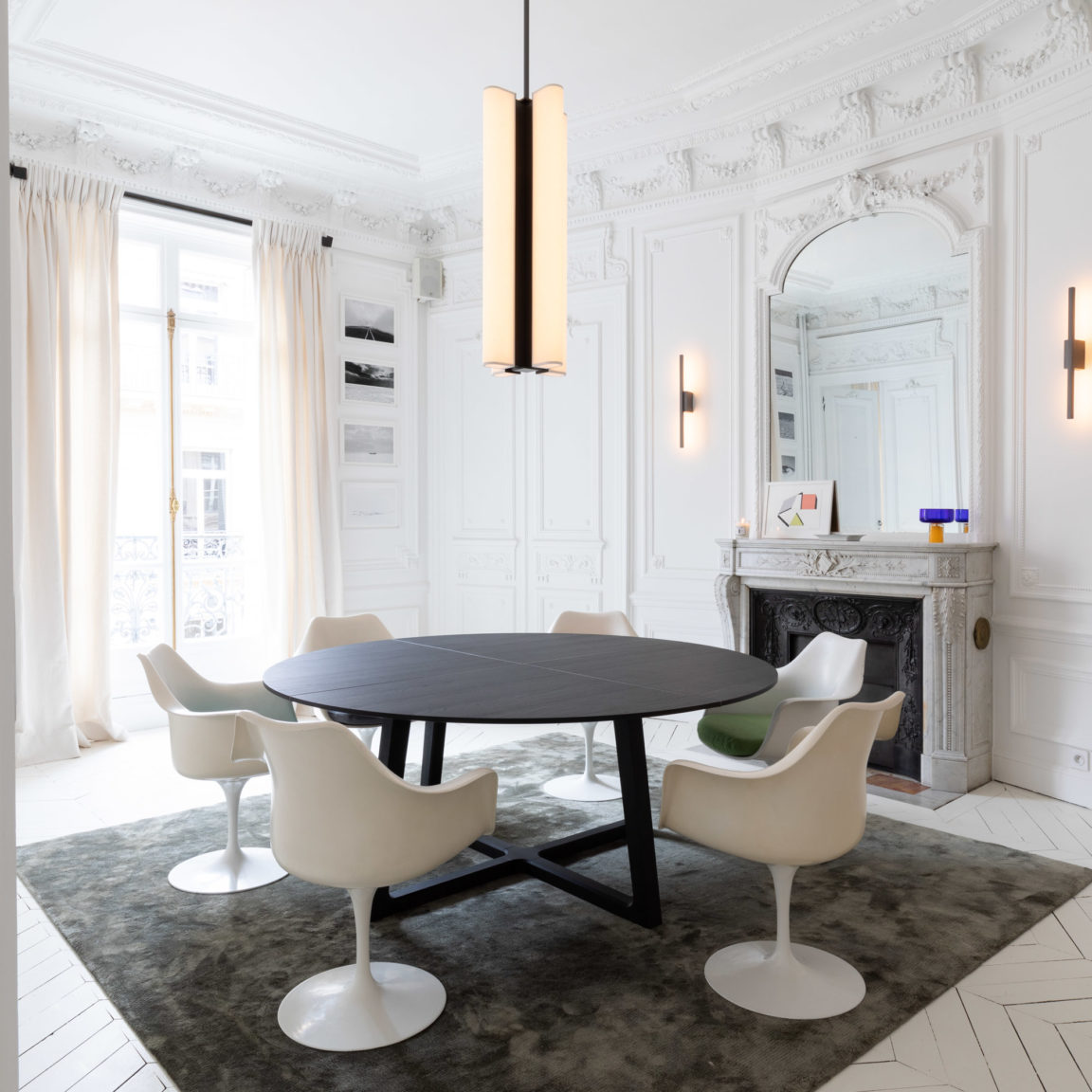 Aufhängung Tennessee S4 von Glenn Sestig und Wandleuchten Untitled A von Gounot & Jähnke