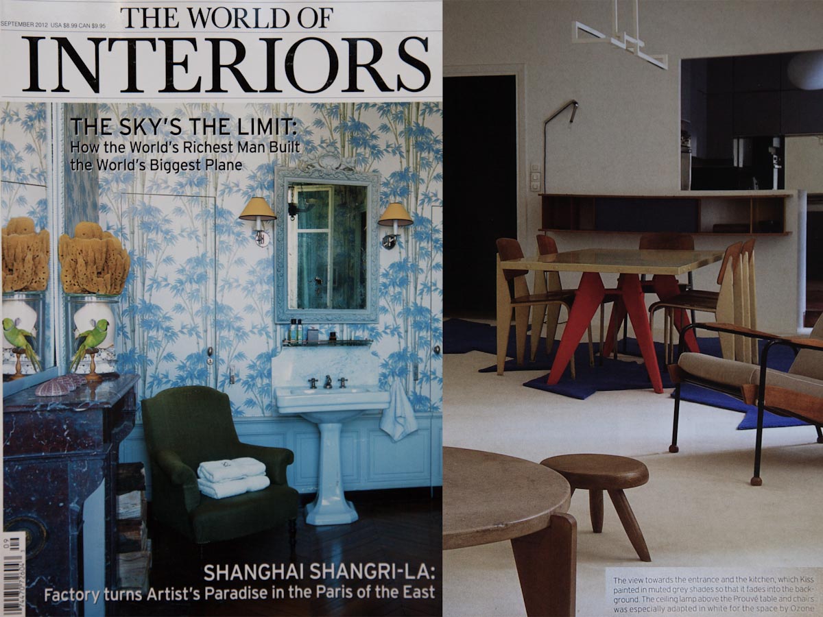 The Untitled T pendant light on The world of interiors, September 2012 issue