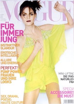 Cover of Vogue Deutschland magazine 2003