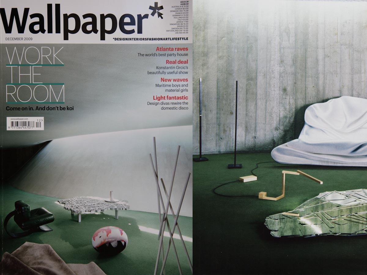 Cover of the Wallpaper* magazine, December 2009 issue
