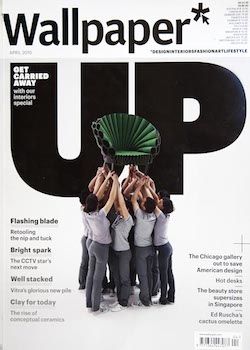 Cover of the Wallpaper* magazine, April 2010 issue