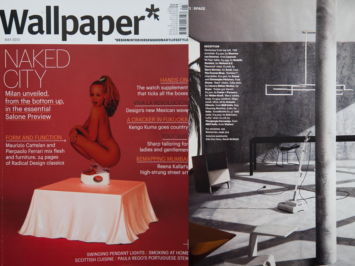 The Untitled T chandelier By Gounot & Jähnke on the WALLPAPER* magazine, May 2013 edition