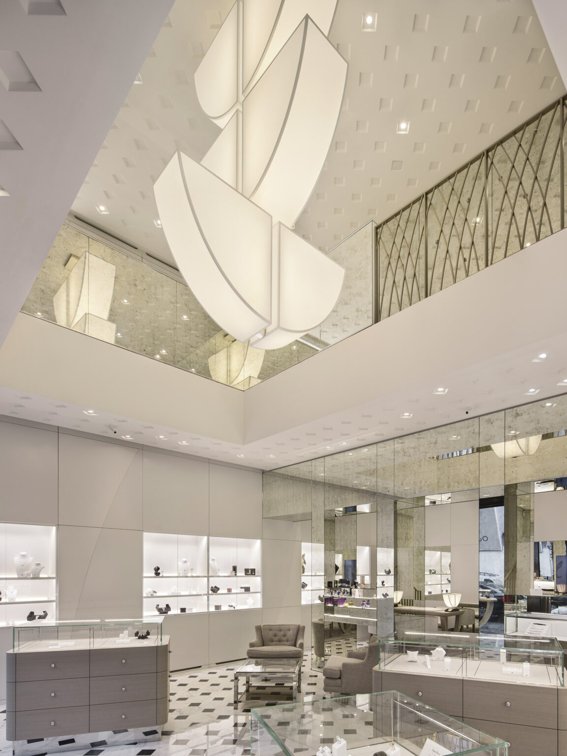 Mauboussin-Boutique in Paris vom Designer Régis Botta