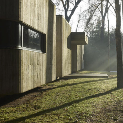 Large wooden villa in a forest - Inspiration from Glenn Sestig for Ozone's Tennessee collection