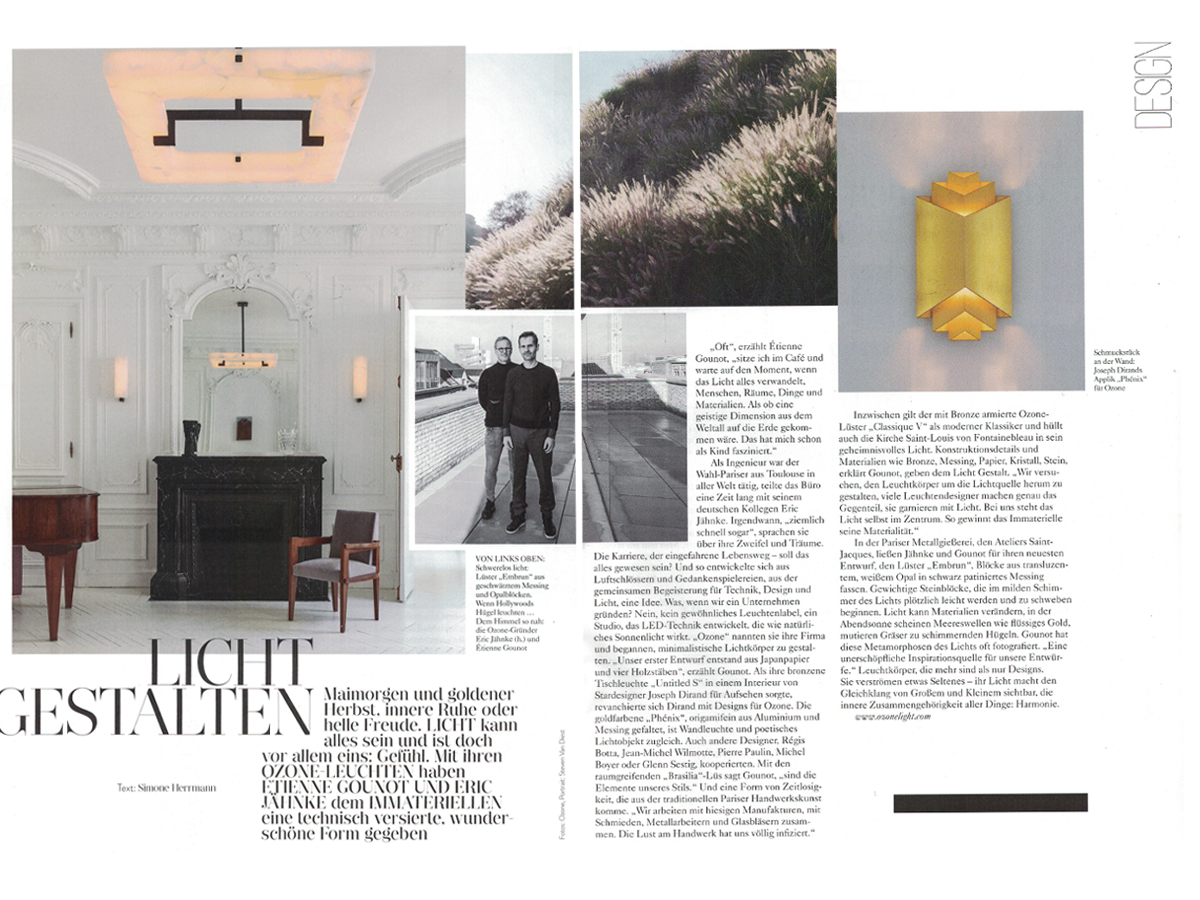 Ozone Light for Séduction's magazine