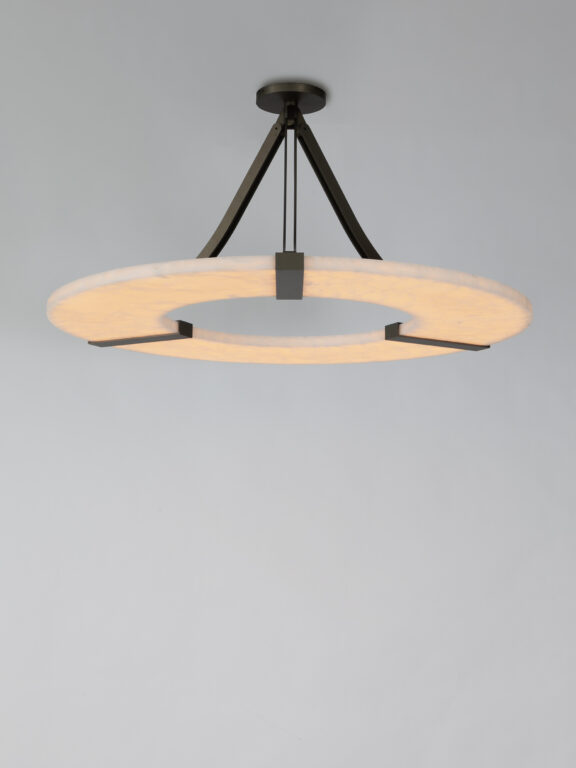 Kronleuchter Luxembourg Onyx rund 60cm von Wilmotte für Ozone