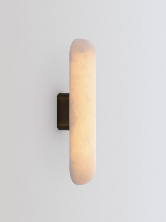 Gélule Albâtre Sconce by Joseph Dirand for Ozone