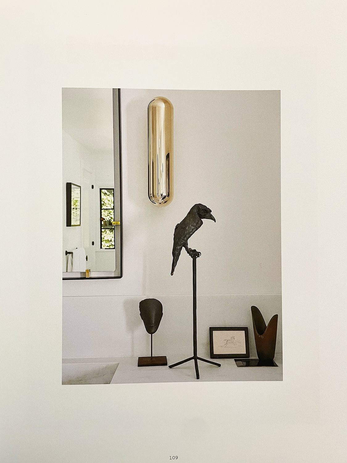 Gélule sconce by Joseph Dirand in the book Eight Homes 
