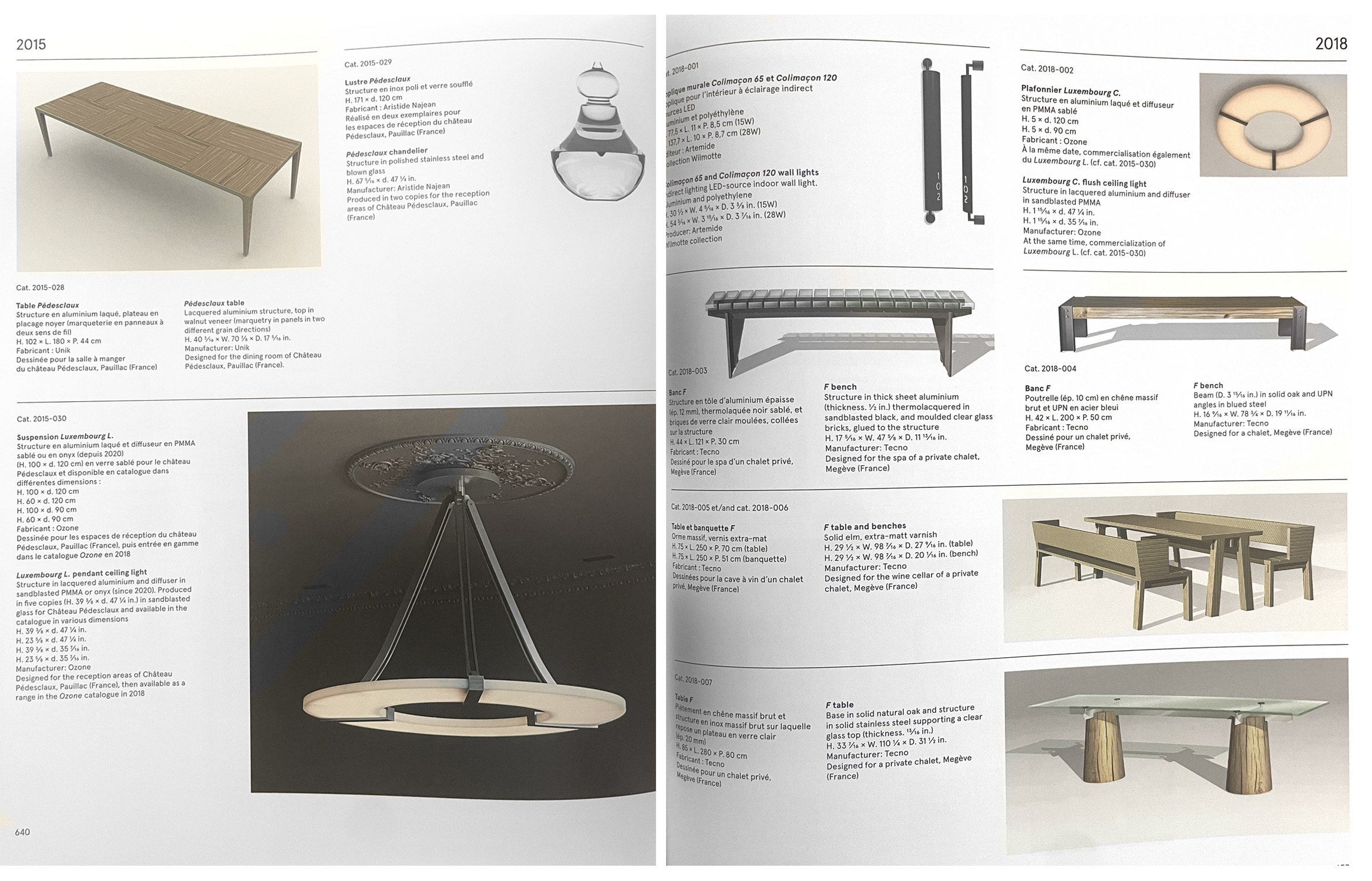 Luxembourg collection By Jean-Michel Wilmotte for Ozone Lighting