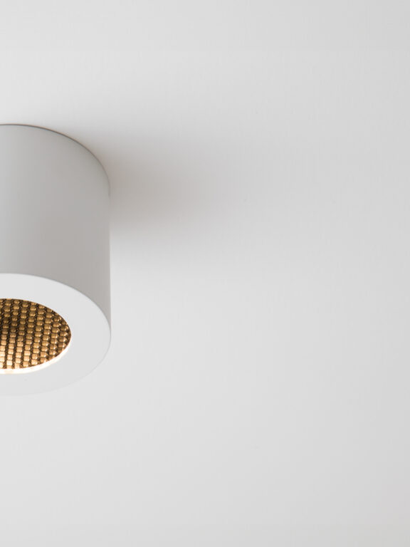 Marienbad C circular white spotlight by Gounot & Jähnke for Ozone