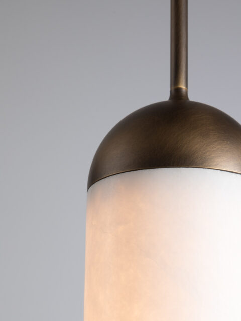 Suspension Gélule S en Albâtre - Joseph Dirand - Ozone Light