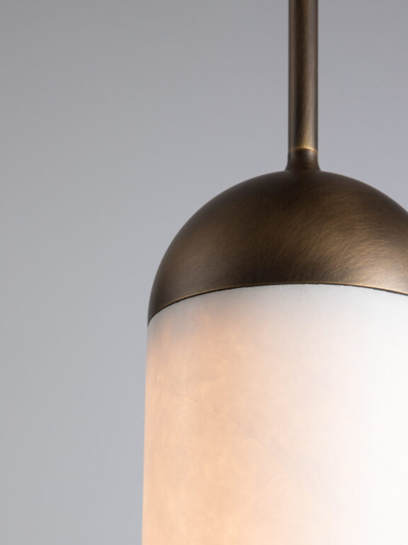 Suspension Gélule S en Albâtre - Joseph Dirand - Ozone Light