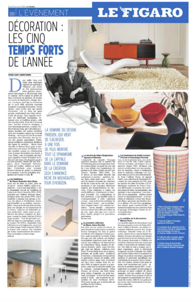 L'événement Le Figaro with the Furtiv LP by Lauriot-Prévost and Perrault