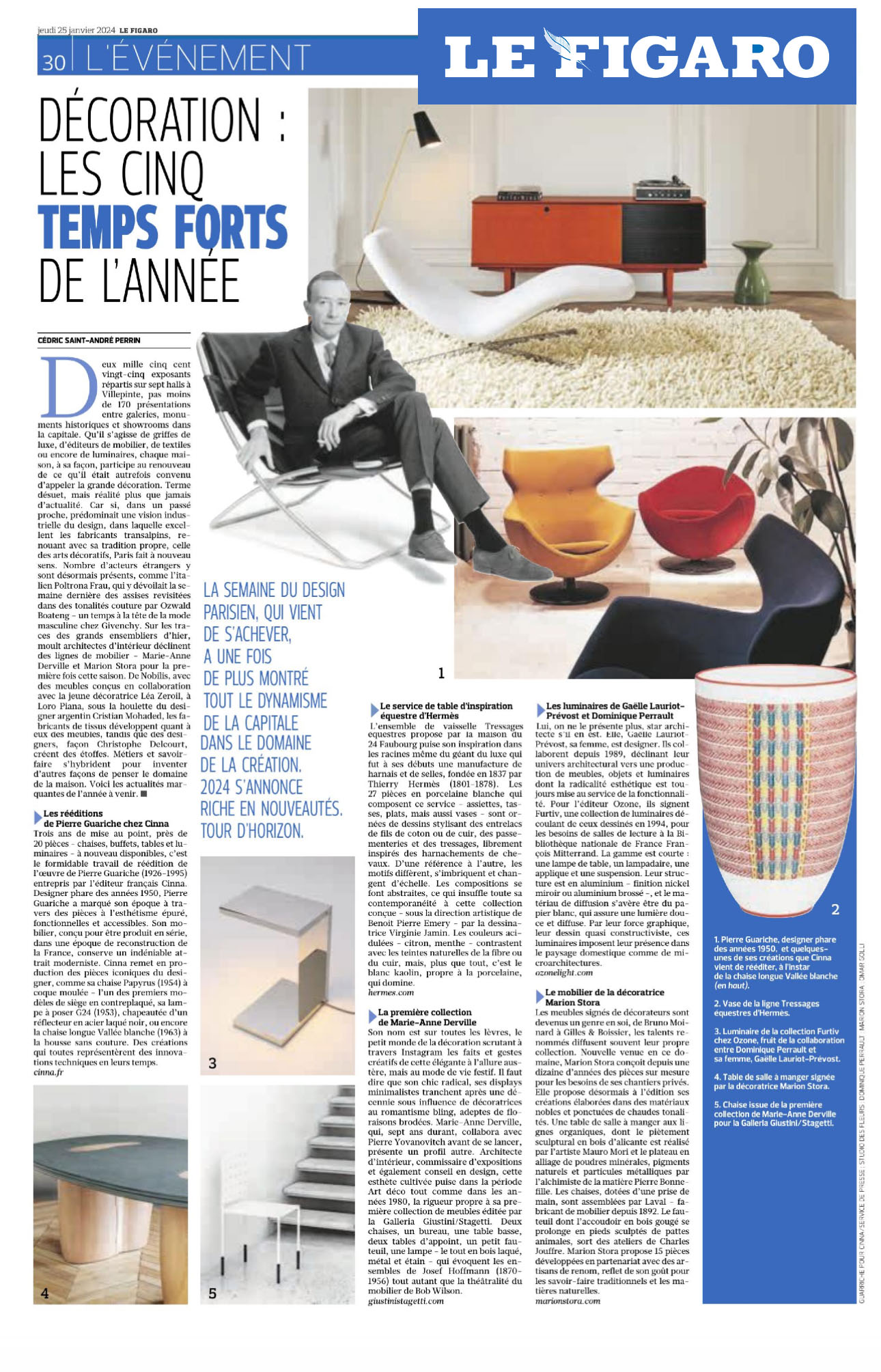 L'événement Le Figaro with the Furtiv LP by Lauriot-Prévost and Perrault