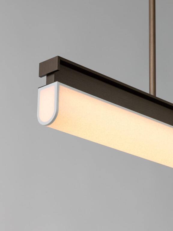 Precise finishes on Glenn Sestig's Tennessee PL2 pendant light for Ozone