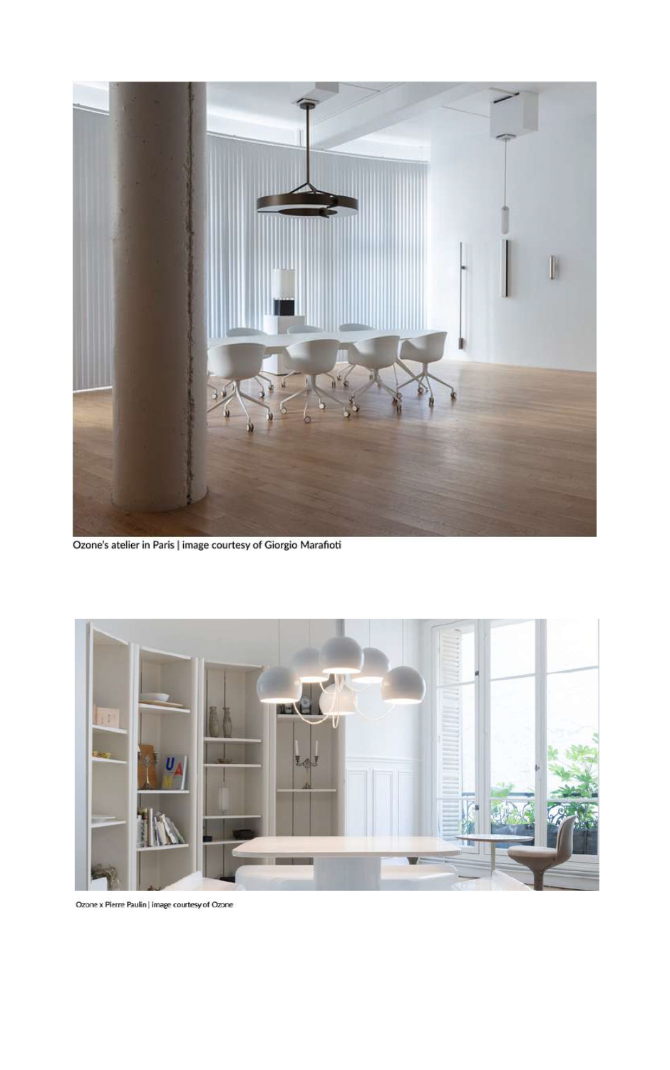 Designboom magazine article on the expertise of Ozone Light workshops